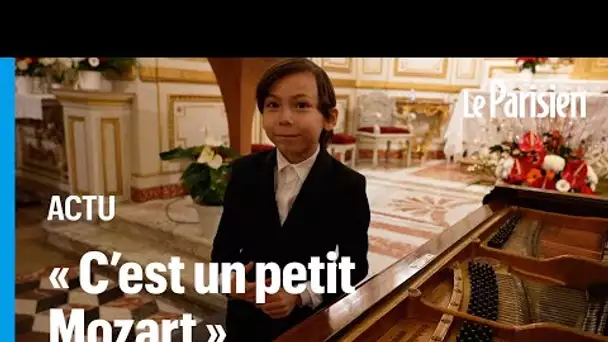 « C’est un petit Mozart » À  8 ans, Guillaume est déjà un prodige du piano