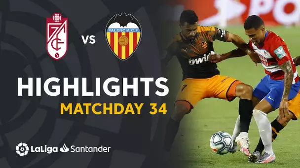 Highlights Granada CF vs Valencia CF (2-2)