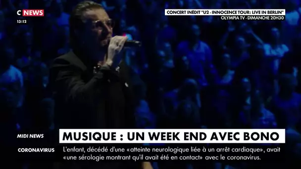 Musique : un week-end avec Bono