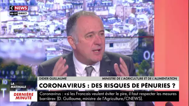 «Il n’y aura aucun problème d’approvisionnement, il n’y a pas de pénurie», selon Didier Guillaume