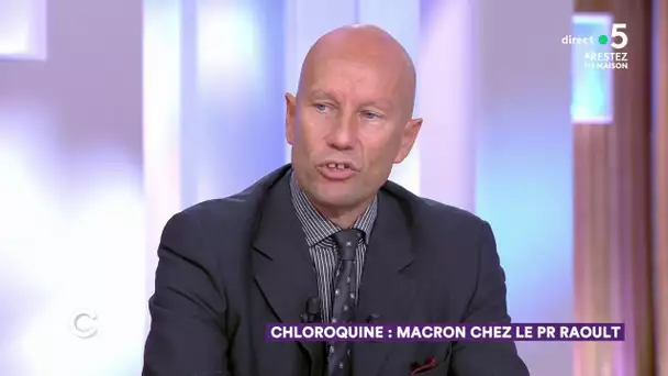 Chloroquine : Macron chez le Pr Raoult - C à Vous - 10/04/2020