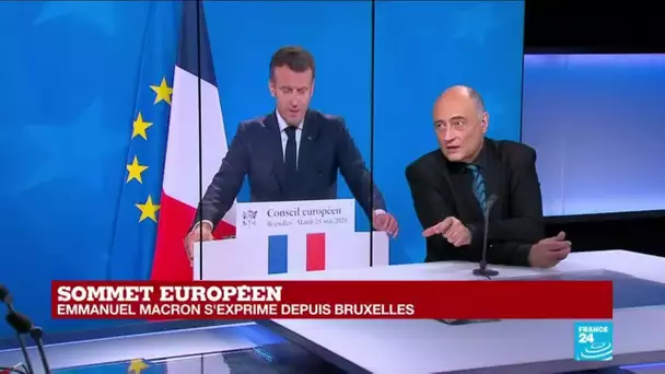 À l'issue du sommet européen, Emmanuel Macron s'est exprimé sur la Biélorussie