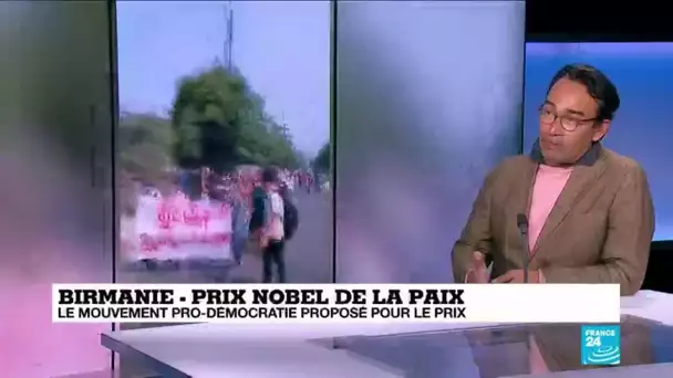 Prix Nobel de la paix 2022 : le mouvement pro-démocratie proposé pour le prix