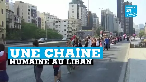 Les Libanais main dans la main