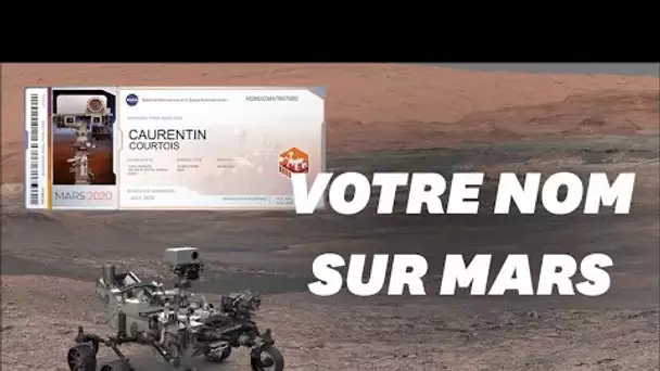 La NASA propose d'envoyer votre nom sur Mars