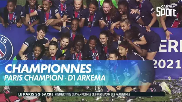 Le PSG soulève la coupe de Championnes de France - D1 Arkema