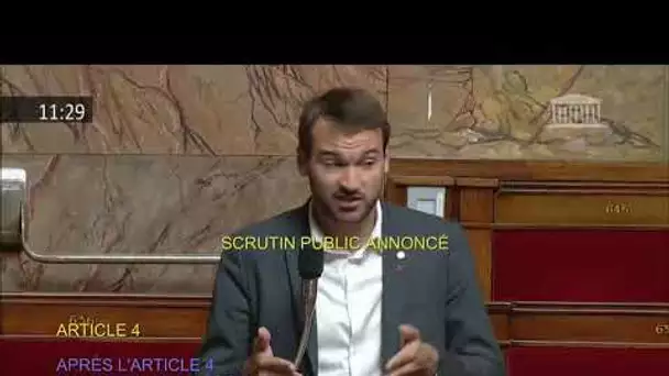 Ugo Bernalicis, député Insoumis, imite Nicolas Sarkozy à l'Assemblée