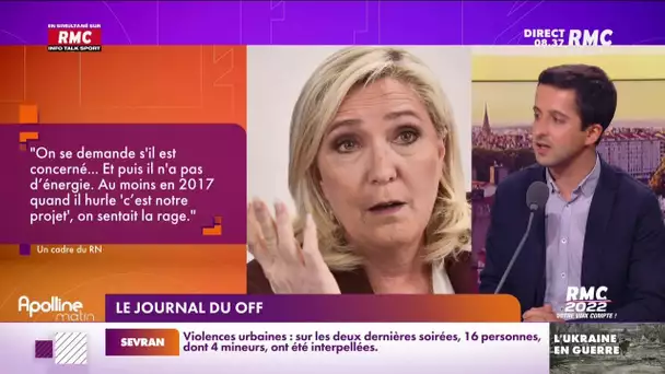 "Le journal du off" : vers un nouveau duel Macron-Le Pen au second tour ?