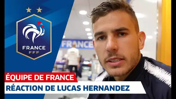 Lucas Hernandez après France-Albanie (4-1), Equipe de France I FFF 2019