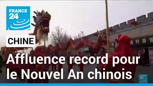 Chine : affluence record dans les transports à l'occasion du Nouvel An chinois • FRANCE 24