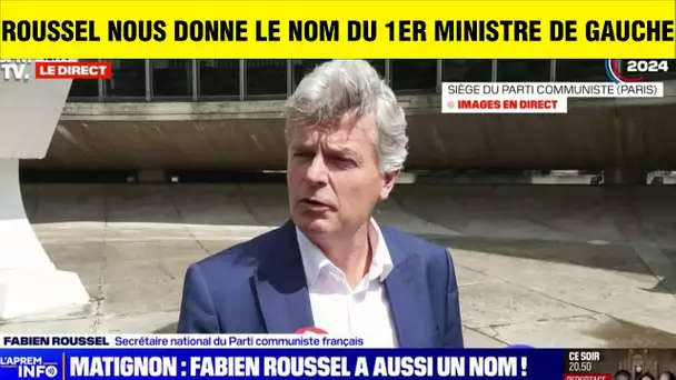 FABIEN ROUSSEL LE TRAITRE DONNE LE NOM DU PREMIER MINISTRE NFP ?