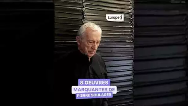 Décès de Pierre Soulages : 8 oeuvres marquantes du peintre #shorts #peinture #paint