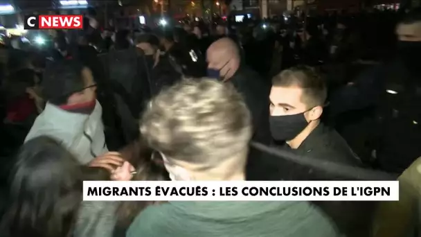 Migrants évacués : les conclusions de l'IGPN