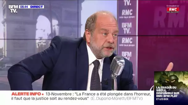 Eric Dupond-Moretti répond aux questions de Jean-Jacques Bourdin