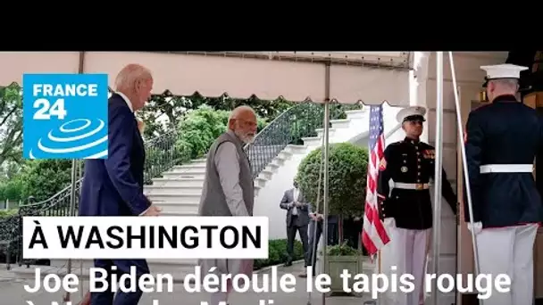 Joe Biden déroule le tapis rouge pour la visite d'État du Premier ministre indien Narendra Modi