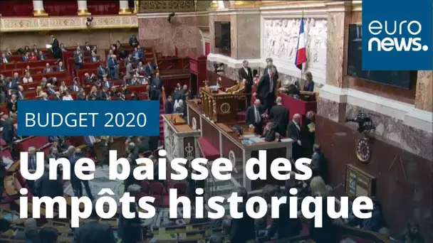 "Une baisse des impôts historique" votée en France