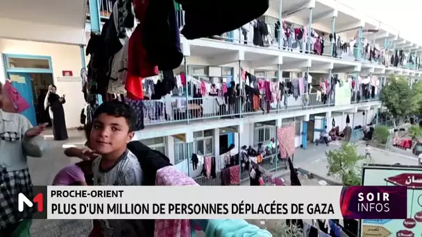 Proche-Orient: Plus d´un million de personnes déplacées de Gaza