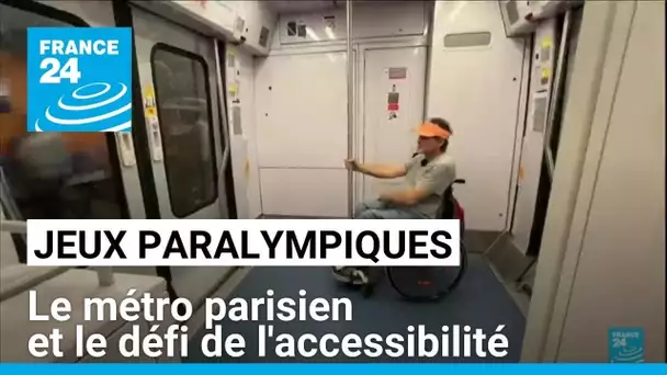 Jeux Paralympiques : le métro parisien toujours mal adapté pour les personnes à mobilité réduite