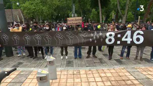 Besançon: 800 personnes ont manifesté ce samedi contre les violences policières