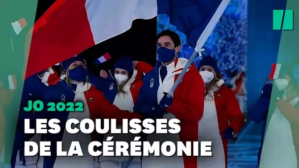 La cérémonie des JO vue par les athlètes français