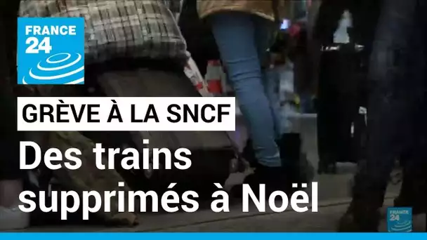 Grèves SNCF : des centaines de trains supprimés à Noël, le gouvernement met la pression sur la SNCF