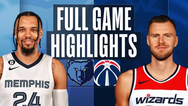 GRIZZLIES at WIZARDS | NBA FULL GAME HIGHLIGHTS | November 13, 2022