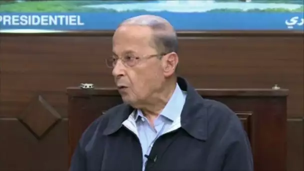 Beyrouth : Aoun évoque "des négligences" ou "des ingérences étrangères par le biais d'un missile"