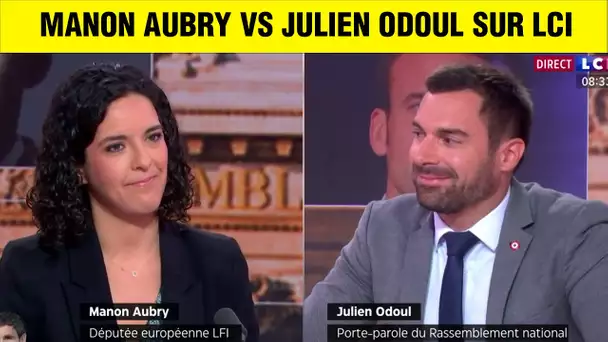 GROS DUEL ENTRE MANON AUBRY CONTRE JULIEN ODOUL (il assume pas ses votes)