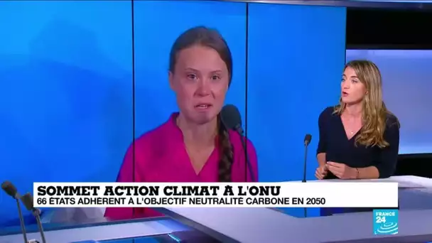 Sommet climat à l'ONU : discours "militant et violent" de Greta Thunberg