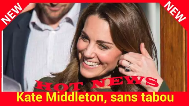 Kate Middleton, sans tabou, évoque ses difficultés de maman