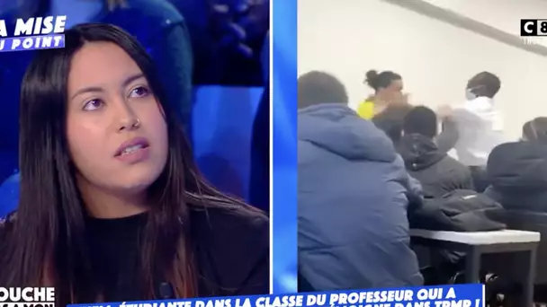 Un enseignant frappe son élève, sa camarade témoigne dans TPMP