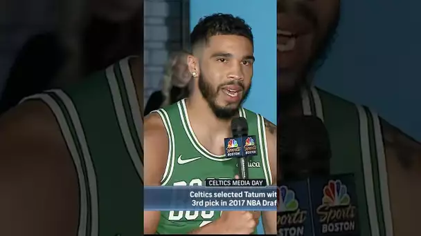 “You haven’t seen the best version of Jayson Tatum” - Tatum at Celtics Media Day! 🍀 | #Shorts