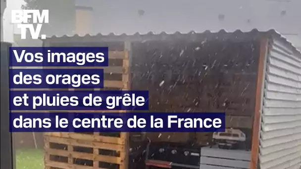 Vos images des violentes intempéries dans le centre de la France