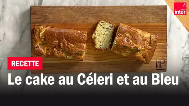 Le cake bleu-céleri - Les recettes de François-Régis Gaudry