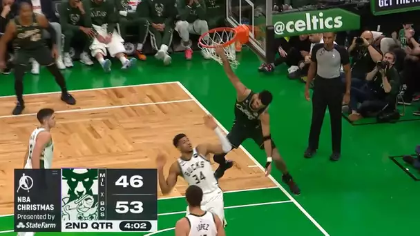 Jayson Tatum Throws Down HUGE Poster Dunk | December 25, 2022