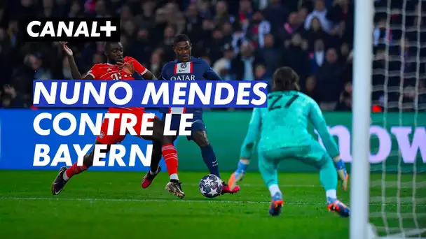 La grosse performance de Nuno Mendes contre le Bayern 🔥