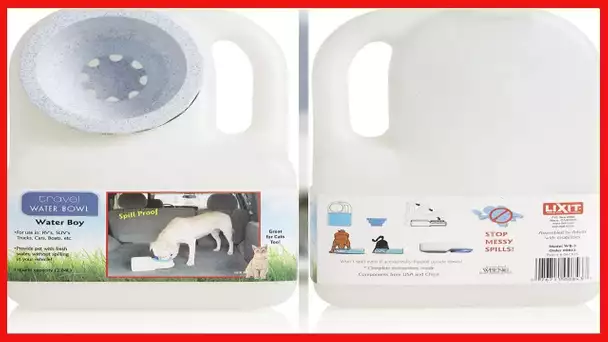 Lixit Dog Travel Water Bowl 3 Quarts