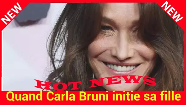 Quand Carla Bruni initie sa fille Giulia aux joies des sports d’hiver