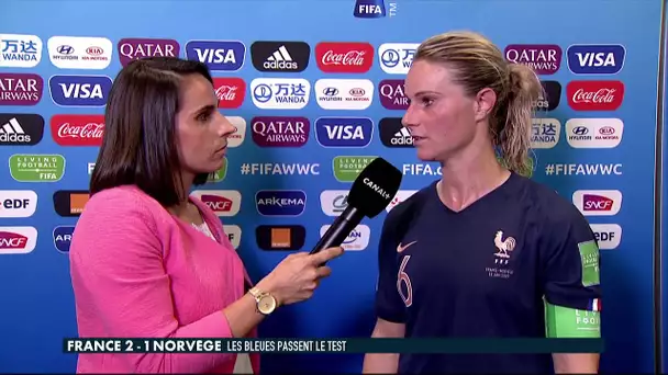 La réaction d'Amandine Henry