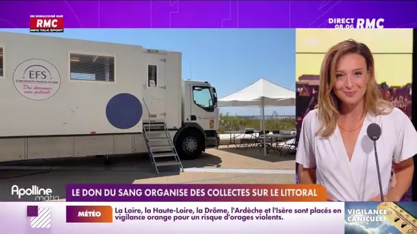 Le don du sang organise des collectes sur le littoral