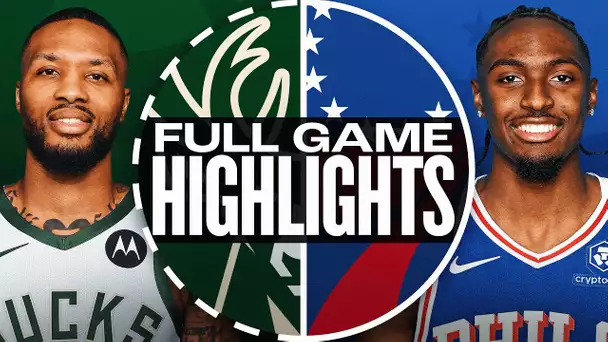 BUCKS at 76ERS | FULL GAME HIGHLIGHTS | October 23, 2024