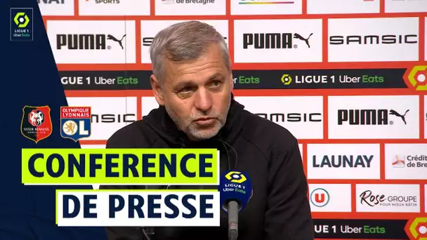 Conférence de presse STADE RENNAIS FC - OLYMPIQUE LYONNAIS (4-1)  / 2021/2022