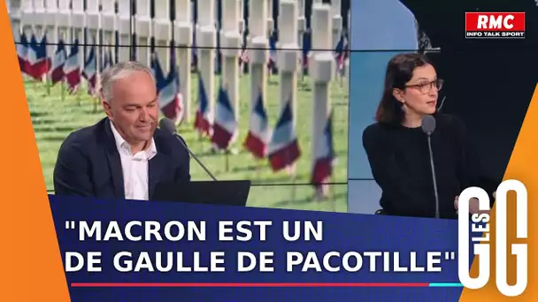 Commémorations du débarquement : "Emmanuel Macron est un De Gaulle de pacotille"