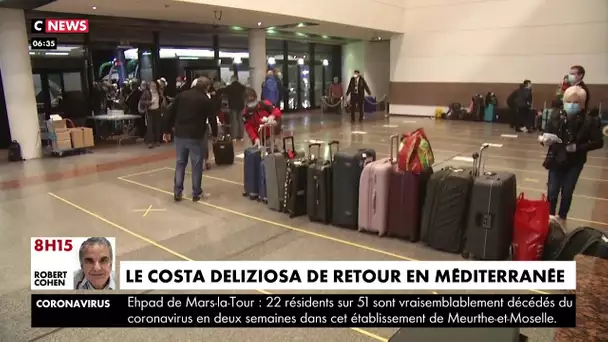 Le Costa Deliziosa de retour en Méditerranée