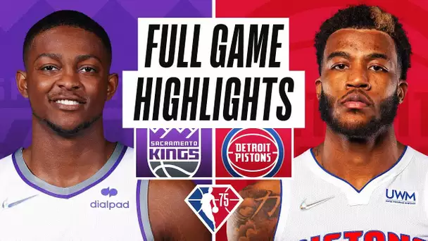 KINGS at PISTONS | FULL GAME HIGHLIGHTS | November 15, 2021