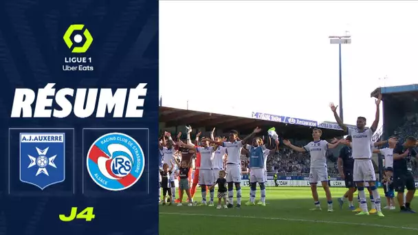 AJ AUXERRE - RC STRASBOURG ALSACE (1 - 0) - Résumé - (AJA - RCSA) / 2022-2023