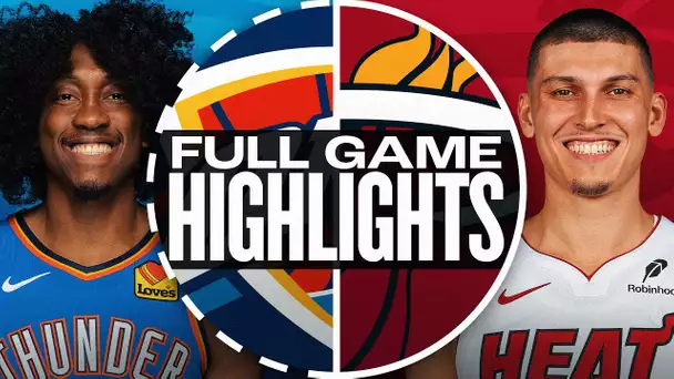 THUNDER at HEAT | FULL GAME HIGHLIGHTS | December 20, 2024