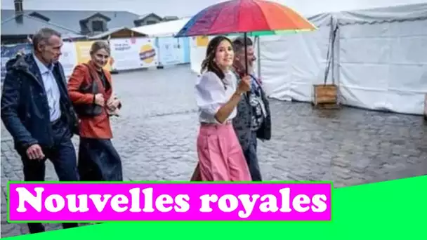 La princesse Mary ravit les fans avec un parapluie arc-en-ciel pour le soutien LGBTQ - "Elle est inc