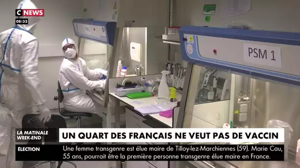 Un quart des Français ne veut pas de vaccin