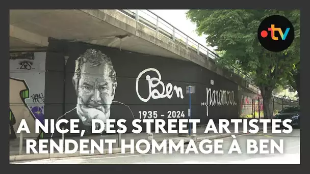 A Nice, des street artistes rendent hommage à Ben